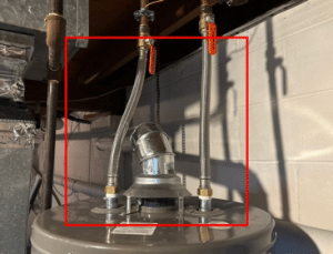 water heater clearance to combustibles